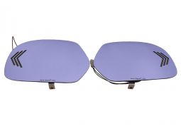 Muth Blue Glass with Red Sequential Signal Mirror Kit for F6B